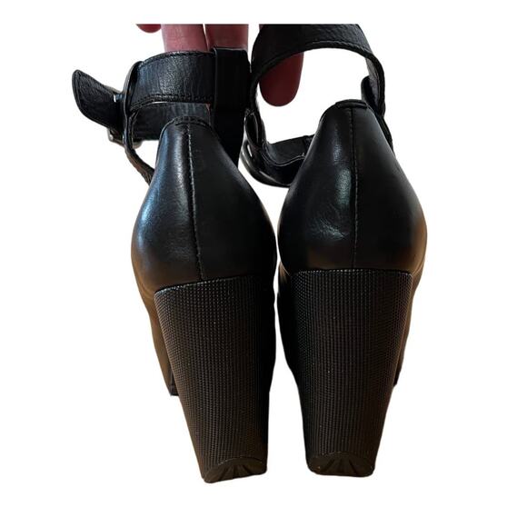 Anthropogie miista 5.5 Hilda $250 Sole Platform Sock MaryJane Heels Shoes Black - Picture 5 of 9